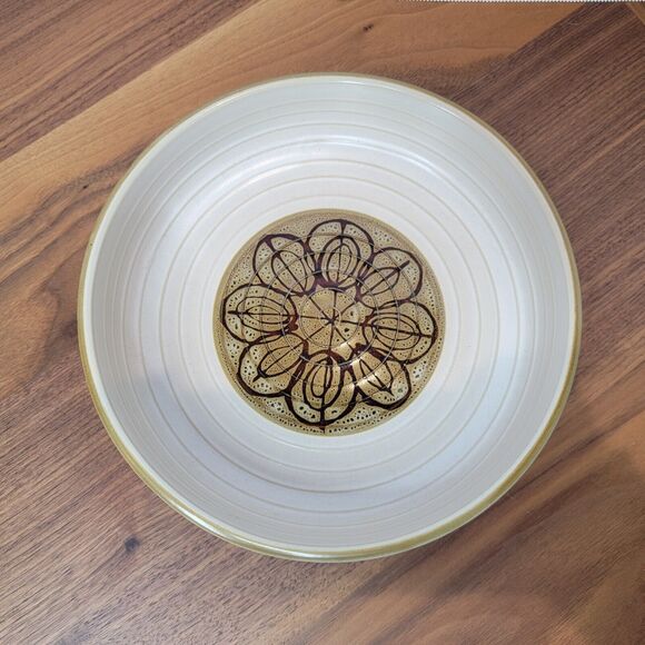 VTG Sango By Koyo Retro Serving Bowl Stoneware 9 inches Diameter 2.5 in Height - Picture 1 of 5